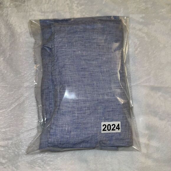 Chicos Women’s End on End Shirt Light Blue 100% Linen Size 3P (XL Petite) EUC - Picture 12 of 12